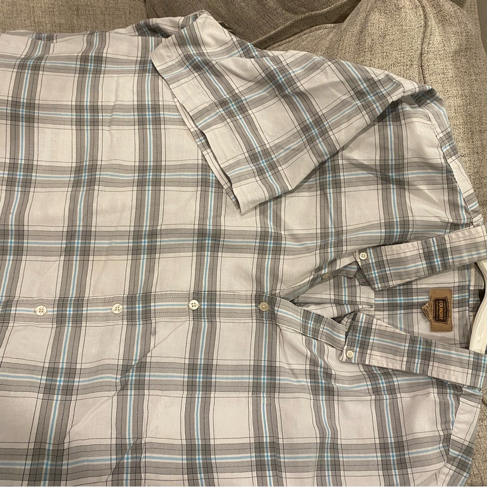 Plaid Big and tall shirt